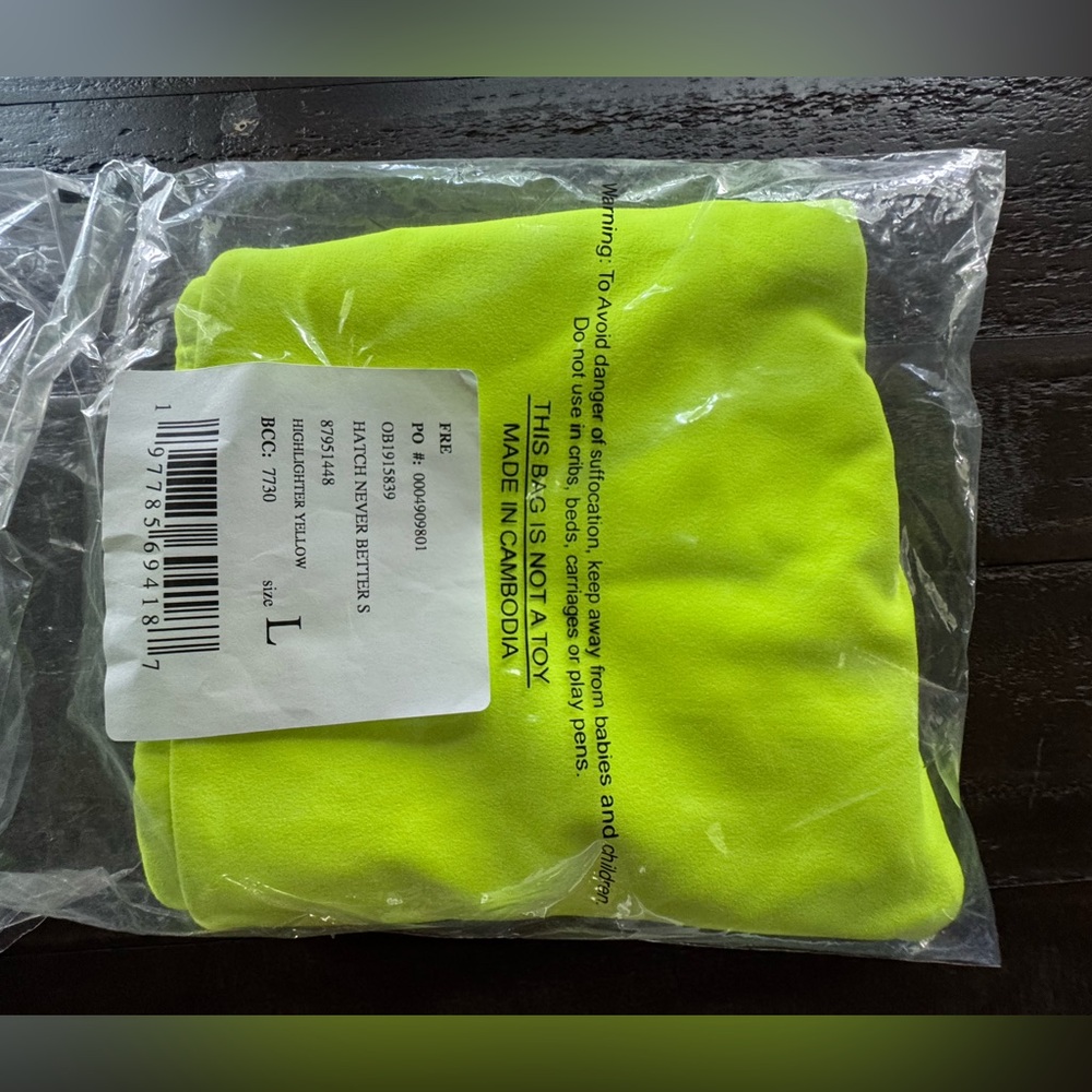 Free People Movement NWT Neon Yellow Hatch Never Better Sq Neck Bra-Movement - Picture 3 of 5